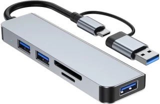 USB-C Hub 5-in-2 Multiport Adapter