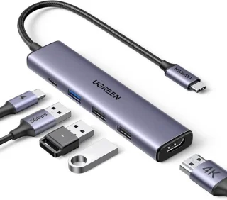 USB-C hub 6-in-1