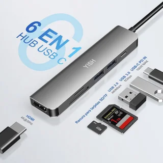 USB-C Hub 6-in-1