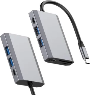 USB-C Hub 6-poorts