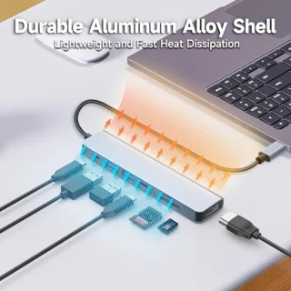 USB-C Hub 7-in-1 Adapter