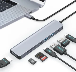 USB-C Hub 7-in-1 Adapter