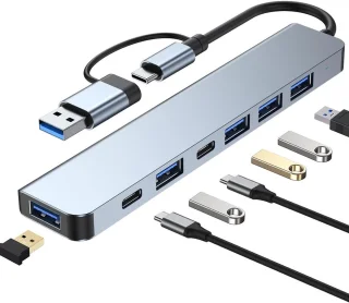 Wat vinden we goed aan de USB-C-hub 7-in-2 adapter