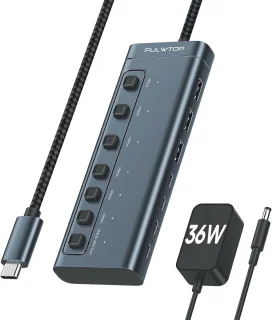 USB-C Hub 7-poorts (USB 3.2)