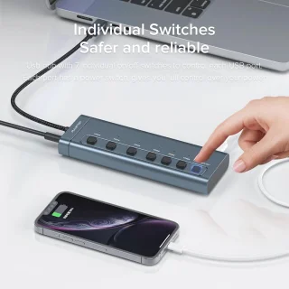 USB-C Hub 7-poorts (USB 3.2)