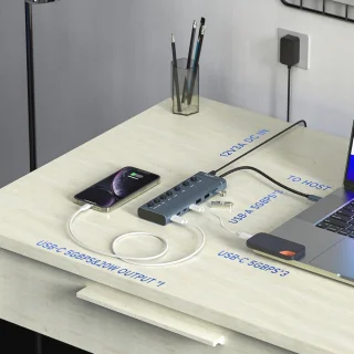 USB-C Hub 7-poorts (USB 3.2)