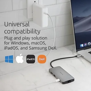 USB-C Hub 8-in-1 Adapter