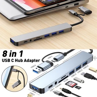 Wat vinden we goed aan de USB-C Hub 8-in-1 Multipoort Adapter