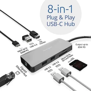 USB-C Hub 8-in-1 (Multiport Adapter)