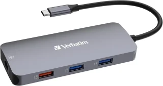 USB-C Hub 9-in-1 Multiport Adapter - Grijs