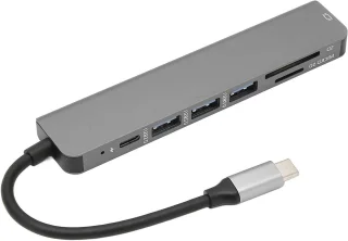USB-C Hub Adapter 7-poorts Type-C