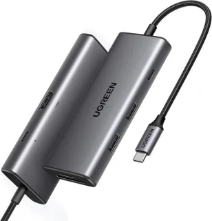 USB-C Hub Adapter Grijs