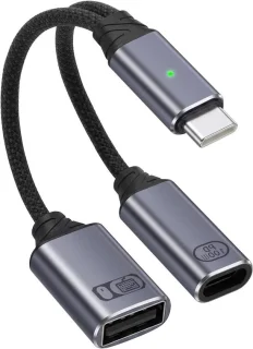 USB-C Hub Adapter Grijs