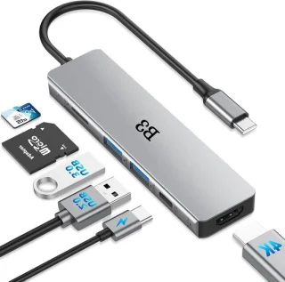 USB-C Hub Adapter - Grijs