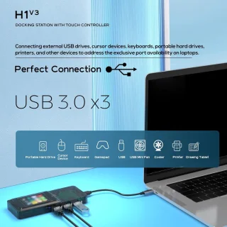 USB-C Hub Adapter Multipoort Dockingstation