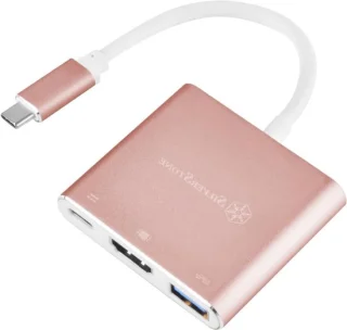USB-C Hub Adapter Roze