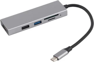 USB-C Hub Adapter - Zilver