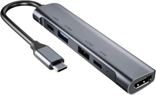 USB-C hub aluminium