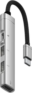 USB-C Hub Dock - Zilver