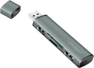 USB-C-hub docking station met kaartlezer