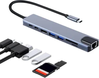 USB-C Hub Dockingstation Adapter