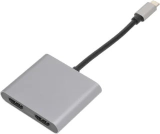 USB-C Hub Dockingstation Donkergrijs