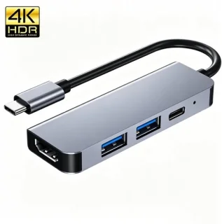 USB-C Hub Dockingstation Spacegrey