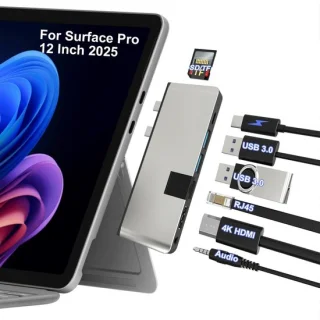 USB-C hub dockingstation voor 12 inch tablet/laptop