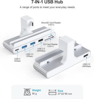 USB-C Hub Dockingstation voor iMac M1/M3/M4