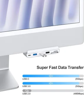 USB-C Hub Dockingstation voor iMac M1/M3/M4
