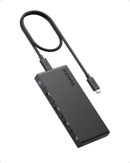 USB-C Hub Dockingstation Zwart