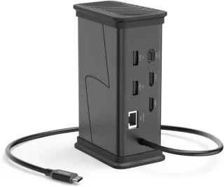 USB-C hub en dockingstation 9 poorten zwart