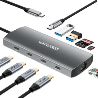 USB-C-hub en dockingstation