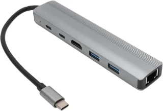 USB-C hub ethernet multipoortadapter