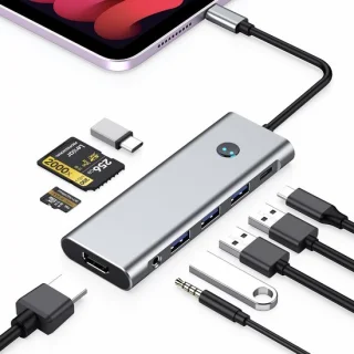 Usb-c hub geschikt voor iPad Pro adapter