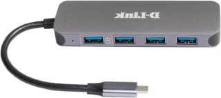 USB-C hub grijs