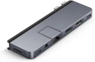 USB-C hub grijs