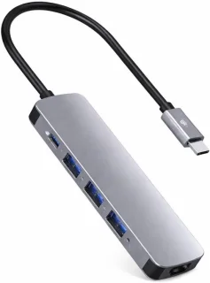 USB-C hub grijs