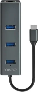 USB-C-hub grijs