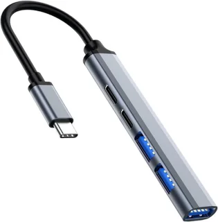 USB-C hub grijs