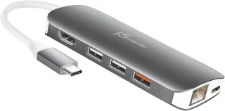 USB-C hub grijs