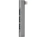 USB-C hub met 1 usb 3.0 en 3 usb 2.0 poorten