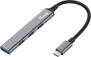 USB-C hub met 4 poorten