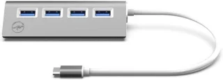 USB-C hub met 4 USB 3.0-poorten