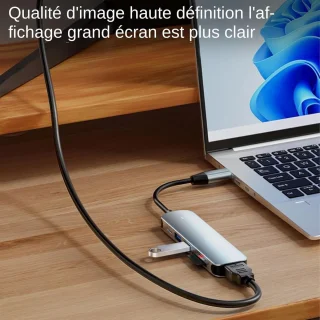 USB C-hub multipoint adapter