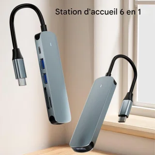 USB C-hub multipoint adapter