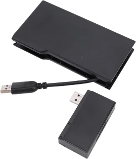 USB-C hub multipoortadapter dockingstation 9-in-1 zwart