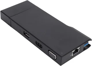 USB-C hub multipoortadapter dockingstation 9-in-1 zwart