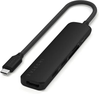 USB-C-hub - multipoortadapter - zwart