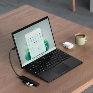 USB-C-hub - multipoortadapter - zwart